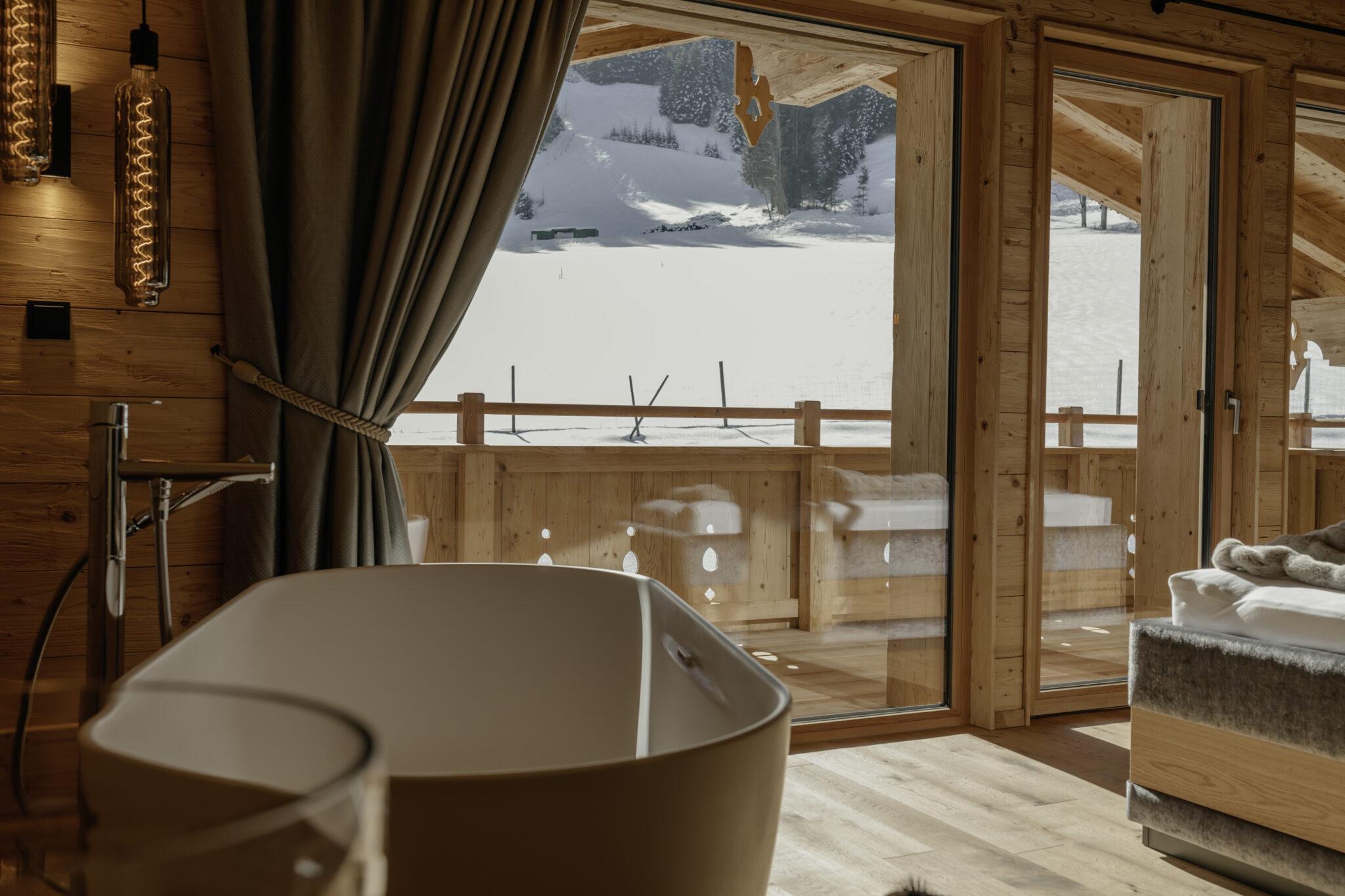 Sustainable chalet vacation in the Alps