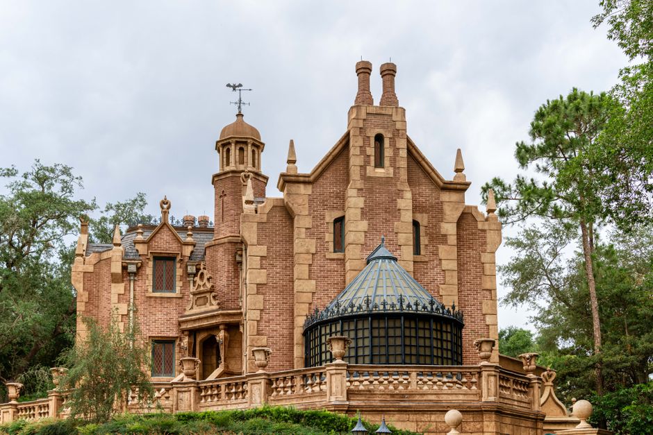 The Haunted Mansion at Walt Disney World in Lake Buena Vista, Florida.