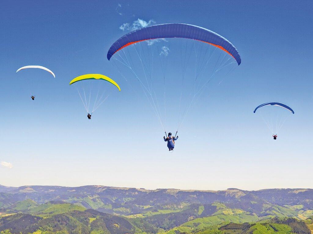 Flying high while paragliding in Germany, Europe, and the world